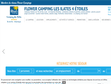 Tablet Screenshot of camping-loix.com